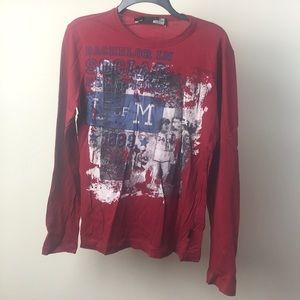 Red Love Moschino Long Sleeve